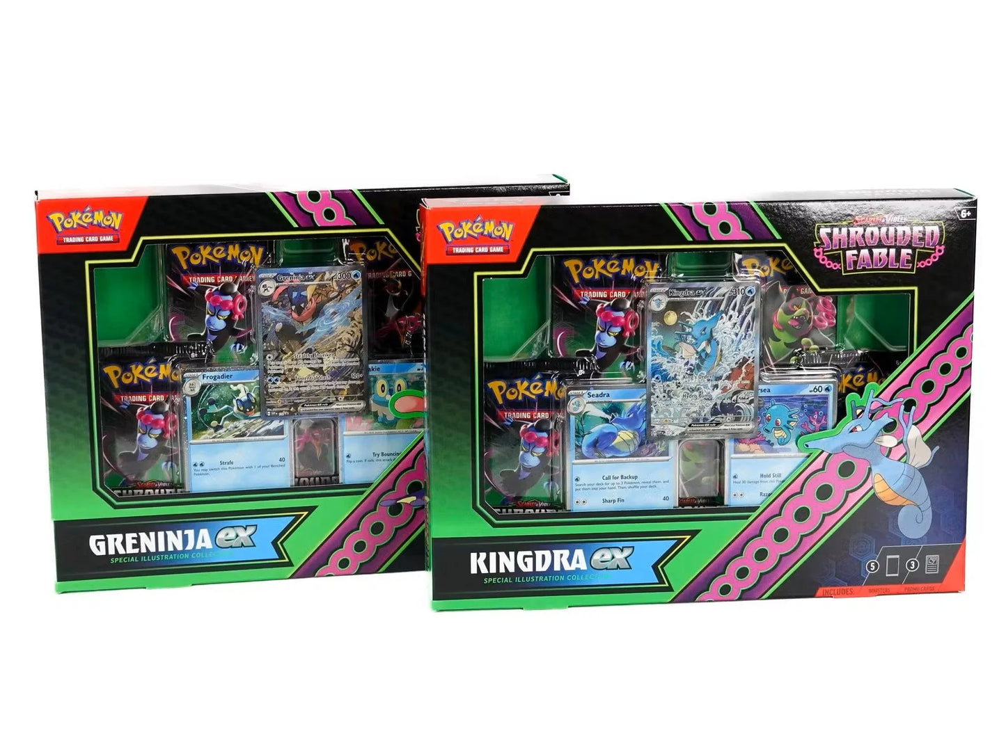 Shrouded Fable Greninja & Kingdra Collection Boxes